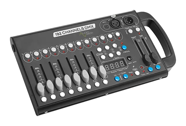 Контроллер световых приборов пульт DMX512 192 каналов