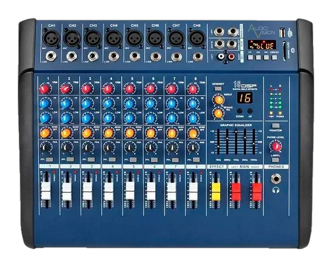 Audiovision Master CS8 Аналоговый микшерный пульт.