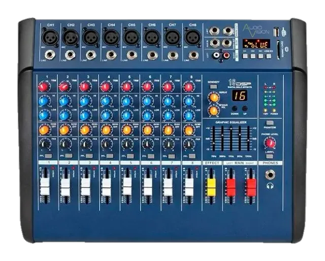 Audiovision Master CS8 Аналоговый микшерный пульт.