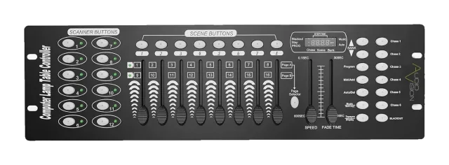 Контроллер управления сценическим светом DMX512/DMX192